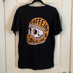 Caffeine & Gasoline motorcycle shirt like go fast dont die and fast house